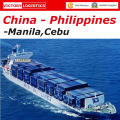 Fret maritime / logistique / expédition De Sehnzhen / Shanghai / Ningbo / Dalian / Qingdao / Tianjin / Shanghai Chine à Manille, Cebu, Philippines